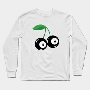 8 ball cherry Long Sleeve T-Shirt